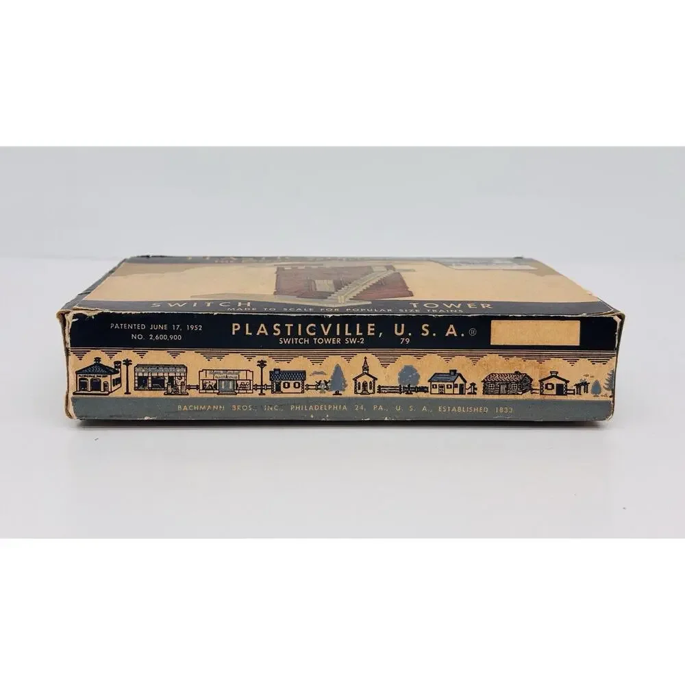 Plasticville O & S Gauge Switch Tower SW-2 Complete w/ Box